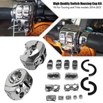 Chrome Handlebar Control Switch Housing Cap Button For Harley Road King 2014-23. Fixed Price $62.98.