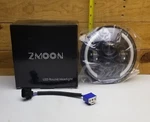 Zmoon 7" Round Halo Led Headlight For Jeep Wrangler Hi/lo Beam Harley Motorcycle. Fixed Price $21.95.