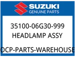 Suzuki Oem Part 35100-06G30-999 Headlamp Assy. Fixed Price $507.36.
