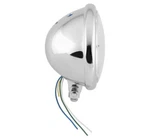 Biker's Choice 3/4 Chrome Bottom Mount Headlight Clear Lens H4 60/55W 666808. Fixed Price $81.99.