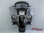 2007 - 2012 Genuine Piaggio MP3 Front Fairing Assembly W/ Headlights. Fixed Price $263.50.