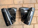 18-24 Harley Davidson Road King Headlight Black Left & Right Nacelle Cover Pair. Fixed Price $260.00.