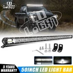 Roof 50" Straight Led Light Bar Spot Flood Combo For Dodge Ram 1500 2500 3500. Fixed Price $74.39.