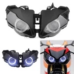Headlight Headlamp Assembly White Angel Eyes For Honda CBR1000RR 2008-2011. Fixed Price $299.99.