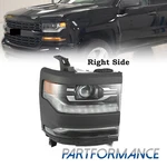 For 2016-2019 Chevy Silverado 1500 Full Led W/ Drl Headlight Passenger Right Rh. Fixed Price $155.00.