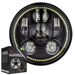 Eagle Lights 5 3/4 Led Headlight W/ Halo Ring For 2018 Harley-davidson Softail. Fixed Price $199.99.