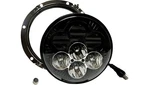 Custom Dynamics Shark Demon Color Changing Headlight 7" Black Clear #SD2-7-13. Fixed Price $499.95.