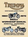 Triumph 650CC Unit Construction Twins 1963-1970 Workshop Manual By Floyd Clymer. Fixed Price $72.91.
