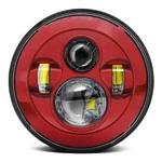 Eagle Lights Color Matched Red 7" Harley Led Projection Headlight. Fixed Price $179.99.