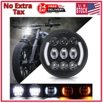 5-3/4 5.75 Inch Led Headlight With Halo Drl Turn Signal For Dyna Street Bob Sup. Fixed Price $64.49.