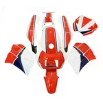 Red Blue Kit For 1985-1987 Yamaha RZV500 Fairings Abs Injection Bodywork. Fixed Price $405.95.