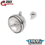 Drag Specialties DS-280044 Chrome Top Mount 5-3/4" Headlight 75-89 Fx/r Xl. Fixed Price $91.47.