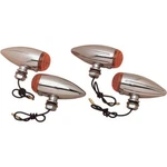 Drag Specialties Smooth Amber Lens Led Chrome Marker Lights 7805-2069. Fixed Price $99.83.