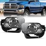 Halogen Fog Lights For 2009 2018 Dodge Ram 1500, 2500, 3500 Oem Replacement. Fixed Price $50.75.
