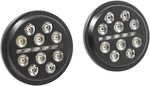 Letric Lighting Buck-shot Mini Led Passing Lights For Harley-davidson 4.5" Black. Fixed Price $155.40.