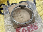 Yamaha AT2 AT3 CS3 CS5 CT1 DT1 DT2 DT3 RD200 RT1 RT2 RT3 Headlight Rim Nos Koito. Fixed Price $59.99.