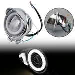 4 Motorcycle Bike Chrome Bullet Headlight Spot Fog Lamp Bulb For Chopper. Fixed Price $37.78.