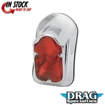 Drag Specialties 2010-0561 Chrome Tombstone Taillight Red Lens. Fixed Price $118.72.