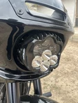Custom Dynamic Shark,demon, Front Headlight For 2024 Lowrider Soft Tail. Fixed Price $400.00.