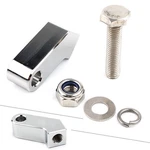 Chrome Moto Headlight Mounting Block Bracket For Harley Custom 3/4" I.d. Wide. Fixed Price $13.92.