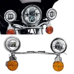 4.5" Led Auxiliary Spotlight Passing For Harley Street Glide Flhx 06-22. Fixed Price $170.99.