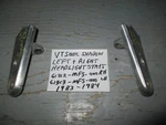 Honda VT500C Shadow Headlight Stays 61312-MF5-000 / 61313-MF5-000. Fixed Price $29.95.