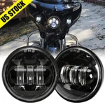 4.5" Led Spot Fog Passing Light For Harley Davidson Road King Classic Flhrc. Fixed Price $38.23.