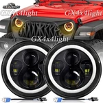 Pair 7" Inch Round Led Headlights Eyes Drl Fit Jeep Wrangler Jk 2007-2017. Fixed Price $36.80.