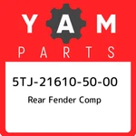 5TJ-21610-50-00 Yamaha Rear Fender Comp 5TJ216105000, New Genuine Oem Part. Fixed Price $109.44.