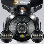 7" Inch Led Headlight&turn SIGNAL+4.5" Fog Lights For Harley Davidson Touring. Fixed Price $70.94.
