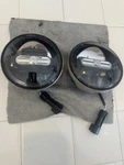Harley Davidson Oem Fog Daymaker Lights Black 4.5" Passing Touring Softail Pair. Fixed Price $175.00.
