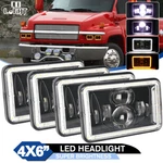 4PC 4X6" Led Headlights Hi/lo Drl For Chevrolet 2003-09 C7500 C5500 C4500 Kodiak. Fixed Price $75.19.