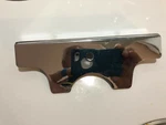 Front Fork Headlight Mounting Bracket Big Twin 80-'86,67773-80. Fixed Price $26.03.