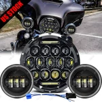 7" Projector Led Headlight + 4.5" Fog Passing For Harley Davidson Touring. Fixed Price $53.20.