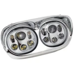 Letric Lighting Co. Llc-lrhp-hcc Led Full Halo Headlight Chrome For Harley. Fixed Price $173.81.