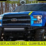 Grille Ford F150 2015 2016 2017 Gloss Black Oe King Ranch Style W/camera Hl. Fixed Price $117.53.