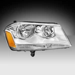 Fit 2008-2014 Dodge Avenger Headlight Chrome Clear Passenger Side Headlamp. Fixed Price $42.99.