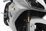 Kuryakyn 2536 Micro/rhombus Marker Light - Front Chrome Housing Amber. Fixed Price $91.45.