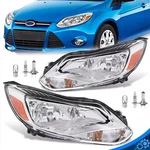 2012 2013 2014 Ford Focus Headlight Headlamp Chrome Replacement Left & Right. Fixed Price $97.93.