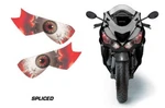 Headlight Eye Graphics Kit Decal Cover For Kawasaki Ninja ZX14R 2012-2014 Splice. Fixed Price $22.95.