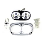 V-twin Manufacturing Chrome Dual Led Headlamp Unit 33-1100. Fixed Price $599.91.