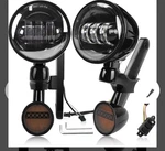 Bullet Led Fog & Turn Signal Kit For Harley Electra/street Glide 2014-2023. Fixed Price $125.00.