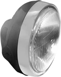 Emgo 60/55 Watt Black Chrome Side Mount 7" Universal Motorcycle Headlight. Fixed Price $61.24.