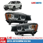Upgrade Headlights For 2015-2018 Bmw X3 X4 Hid Type W/ Led Drl Pair Left+right. Fixed Price $469.99.