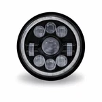 Trux TLED-H70 Black 7" Projector Headlight W/white Aux Angel Ring High/low. Fixed Price $368.38.