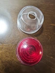 Vintage Whizzer Motorbike Replacement Tail Light Lenses: Molded Plastic. Fixed Price $51.00.