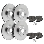 Front & Rear Brake Rotors + Ceramic Pads For 2008-2020 Nissan Rogue Sport. Fixed Price $166.59.
