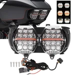 Led Drl Hi/lo Beam Headlight Running For Harley Road Glide 2015-2023 2016. Fixed Price $251.95.