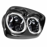 Hogworkz Blackout Road Glide Dual Halomaker Led Daymaker Style Headlight 98-13. Fixed Price $449.98.