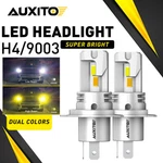 Auxito H4 9003 Led Headlight Beam Conversion Kit Dual Colors White Yellow. Fixed Price $33.24.